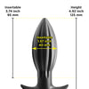 Renegade Bomba Small Butt Plug - Black