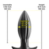 Renegade Bomba Medium Butt Plug - Black