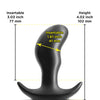 Renegade Bull Small Butt Plug - Black