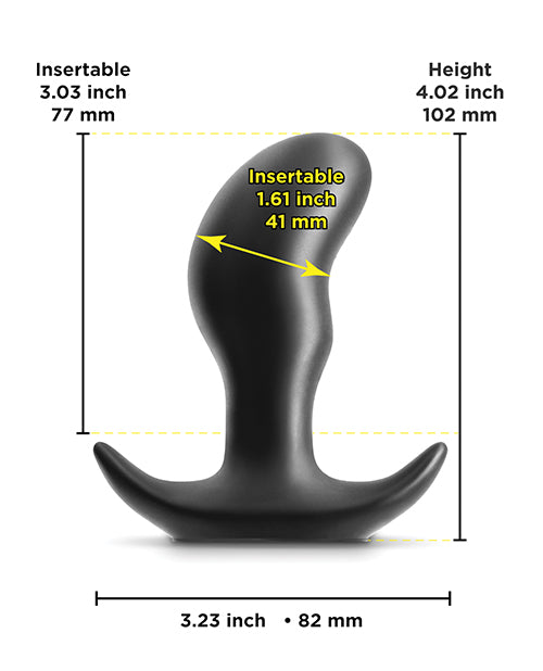 Renegade Bull Small Butt Plug - Black