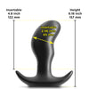 Renegade Bull Large Butt Plug - Black