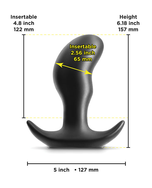 Renegade Bull Large Butt Plug - Black