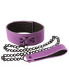 Lust Bondage Collar - Purple
