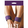 Lust Bondage Ankle Cuffs - Purple