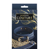 Bondage Couture Vinyl Collar and Leash - Blue