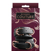 Bondage Couture Wrist Cuffs - Black