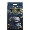 Bondage Couture Vinyl Wrist Cuff - Blue