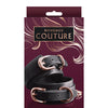 Bondage Couture Ankle Cuffs - Black