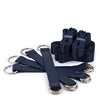 Bondage Couture Tie Down Straps - Blue