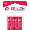 Dragon Alkaline Batteries - AA Pack of 4