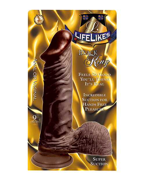 Lifelikes Black Knight 9" Dong w/Suction Cup