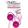Whisper Collection Ben-Wa Balls Waterproof - Purple