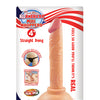 Real Skin All American Mini Whopper 4" Straight Dong - Flesh