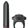 Intense Cockring & Bullet - Black