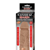 Natural Realskin Vibrating Penis Xtender - Brown