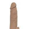 Natural Realskin Vibrating Penis Xtender - Brown
