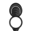 My Cock Ring Double Loop Cockring & Scrotum Cinch - Black