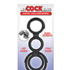 My Cock Ring Quattro Cock & Scrotum Rings - Black