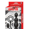 Anal-Ese Remote Control Pleasure Plug & Cockrings - Black