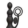 Anal-Ese Remote Control Pleasure Plug & Cockrings - Black