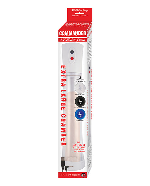 Commander XL Electric Pump - White