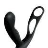 Butts Up Prostate Massager w/Scrotum & Cockring - Black