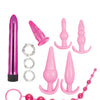 Pink Elite Collection Anal Play Kit - Pink