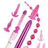 Pink Elite Collection Supreme Anal Play Kit - Pink