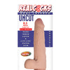 Realcocks Dual Layered Uncut Sliders 8.5" Thin Tip - White