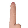 Realcocks Dual Layered Uncut Sliders 8.5" Thin Tip - White