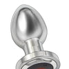 Ass-Sation Remote Vibrating Metal Plug - Silver