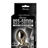 Ass-Sation Remote Vibrating Metal Plug - Black