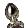 Ass-Sation Remote Vibrating Metal Plug - Black