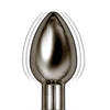Ass-Sation Remote Vibrating Metal Plug - Black