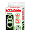 Enhancer Silicone Cockrings - Glow in the Dark Green