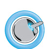 Enhancer Silicone Cockrings - Glow in the Dark Blue