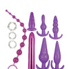 Purple Elite Collection Anal Play Kit - Purple