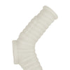 Vibrating Power Sleeve Ribbed Fit - White