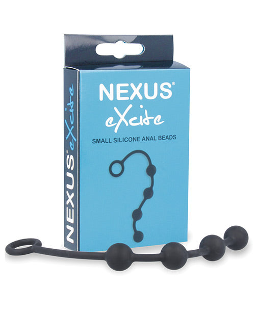 Nexus Excite Silicone Anal Beads - Black