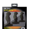 Nexus G Play Trio Rechargeable Massagers - Black