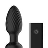 Nexus Tornado Rotating & Vibrating Butt Plug - Black