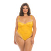 Lexi High Leg Lace Teddy Gold Fusion 2X