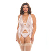 Noah Soft Cup Merrywidow w/Garter Straps & G-String Peach Whip 1X/2X