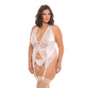 Noah Soft Cup Merrywidow w/Garter Straps & G-String Peach Whip 3X/4X