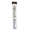 Officially Retired Sash - White