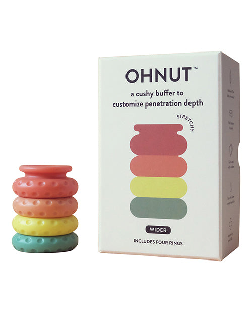 OHNUT Intimate Wearable Bumper Wider - Rainbow Set of 4