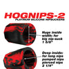 Oxballs Hognips 2 Nipple Suckers - Red/Black