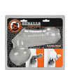 Oxballs Sackjack Wearable Jack Off Sheath - Clear Frost