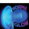 Oxballs Glowhole 2 Hollow Buttplug w/LED Insert Large - Blue Morph