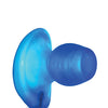 Oxballs Glowhole 1 Hollow Buttplug w/LED Insert Small - Blue Morph